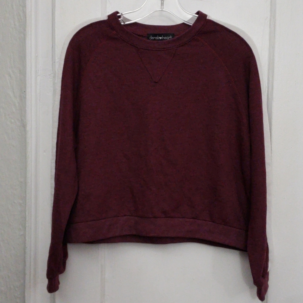 Burgundy Sweater Shirt